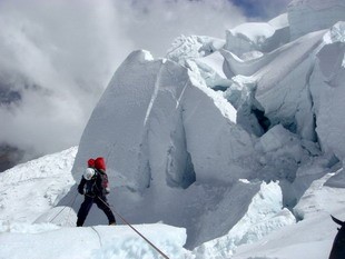 Peru, treks, climbs, hiking, - descent-huascaran